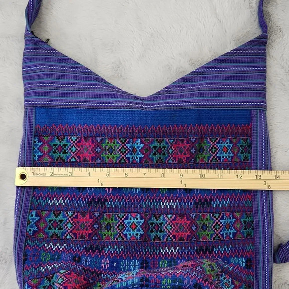 BOHO Stitched side satchel bag - Picture 9 of 9